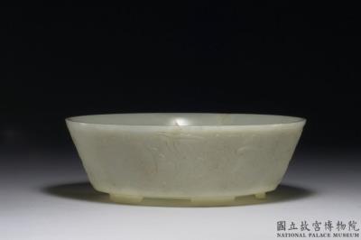 图片[2]-Jade brush washer with paired fish pattern, Qing dynasty (1644-1911)-China Archive